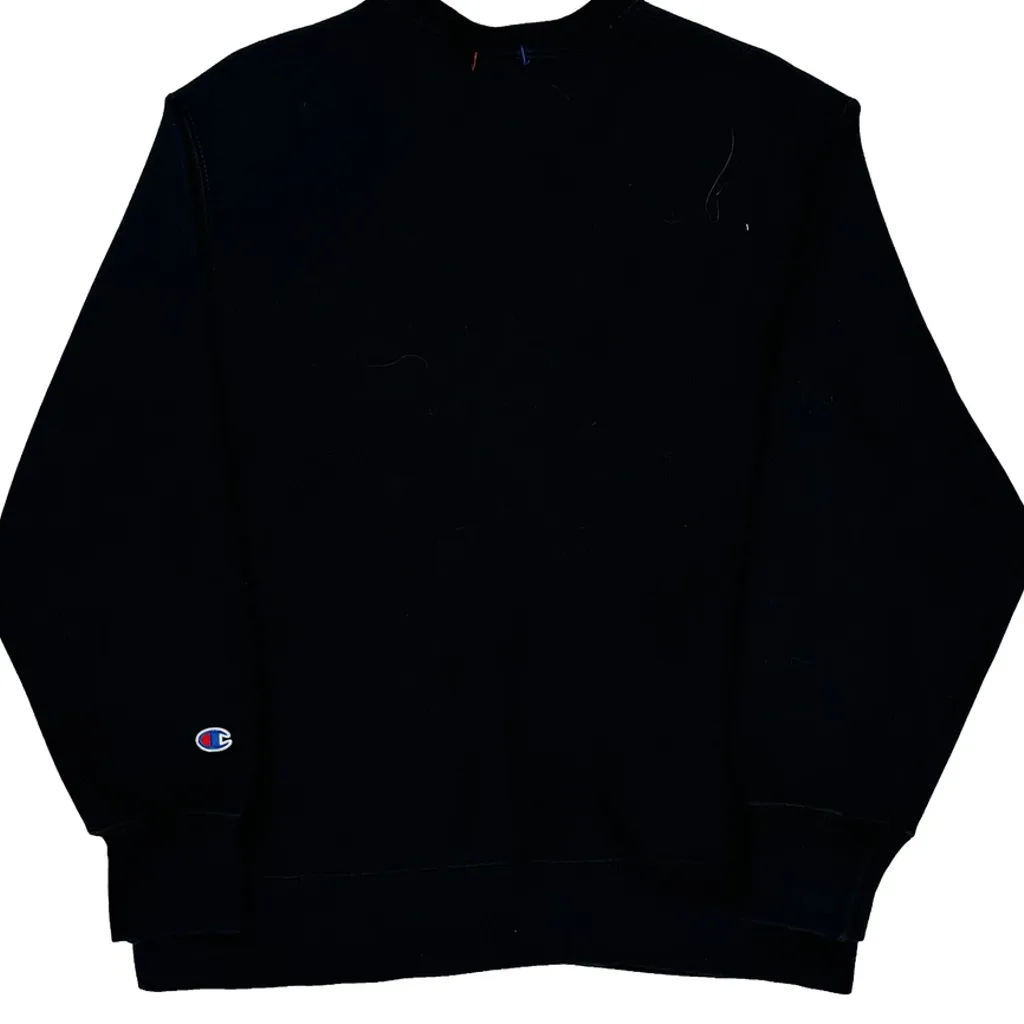 Reverse Weave Champion Sweatshirt - Medium Black Cotton - Image 7