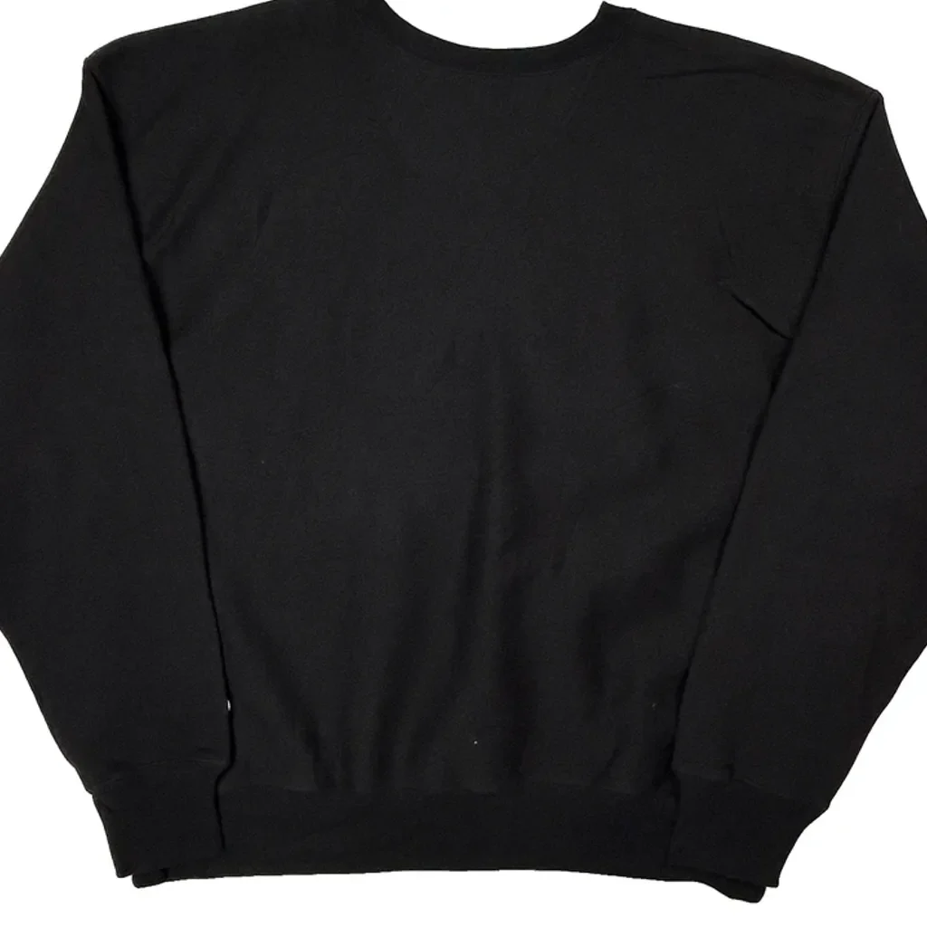 Reverse Weave Champion Sweatshirt - XL Black Cotton Blend - Image 6