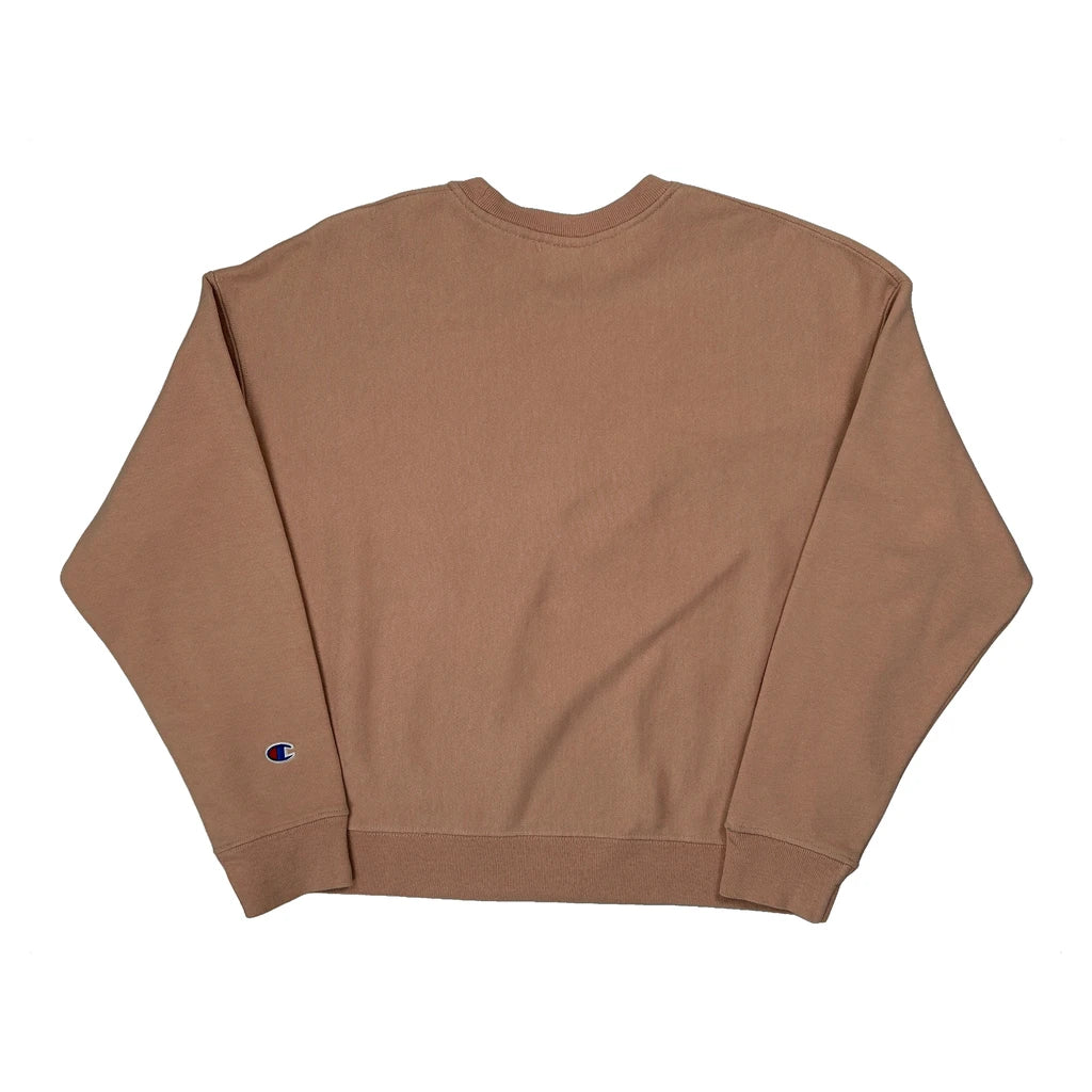Reverse Weave Champion Sweatshirt - XL Brown Cotton Blend - Image 2