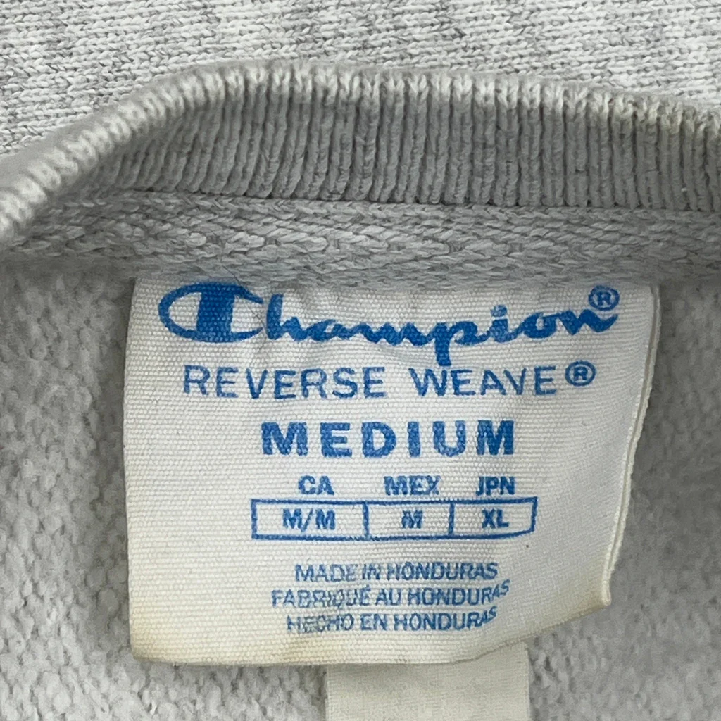 Reverse Weave Champion North Central College Sweatshirt - Medium Gray Cotton - Image 3