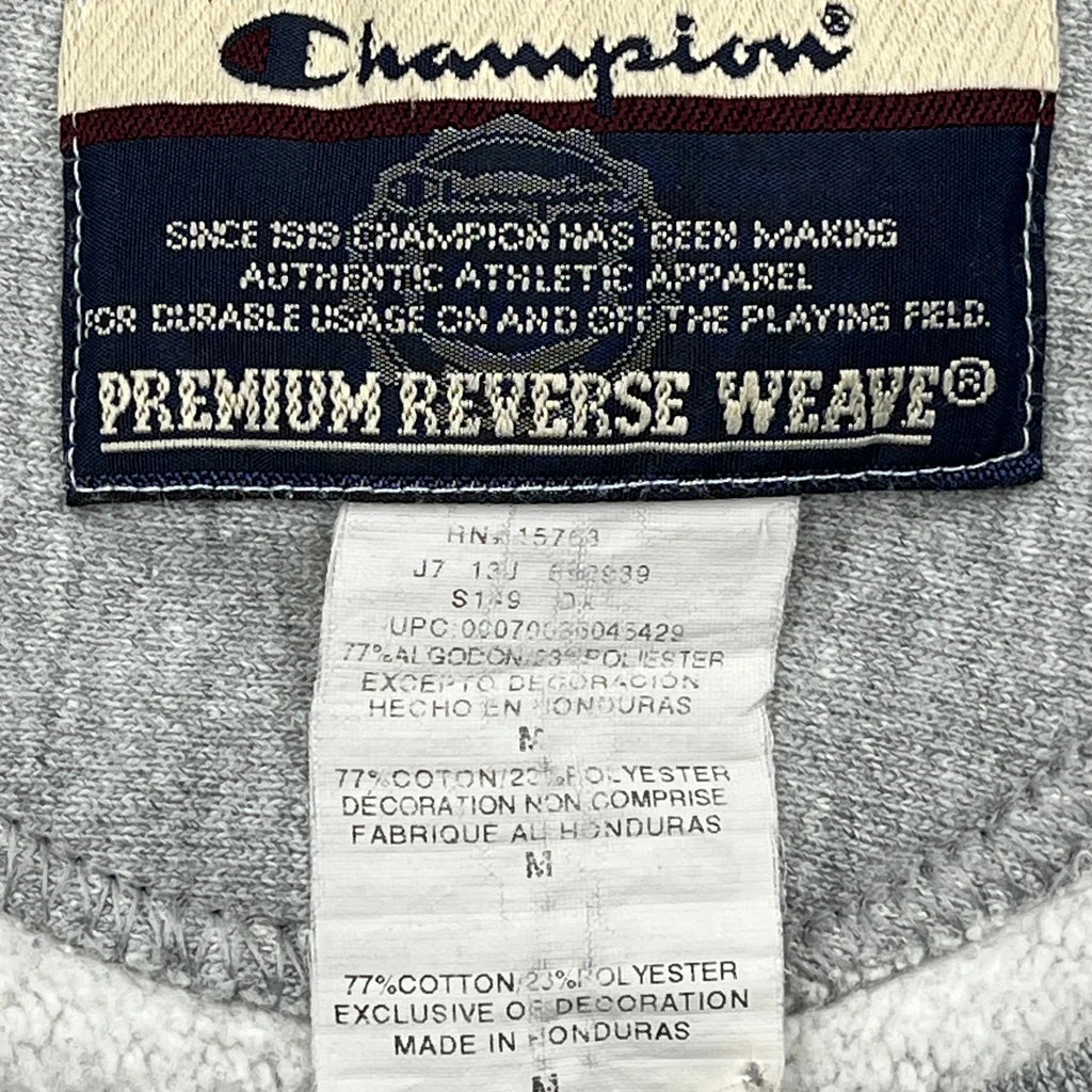 Reverse Weave Champion Mount Union Lacrosse Sweatshirt - Medium Gray Cotton Blend - Image 3