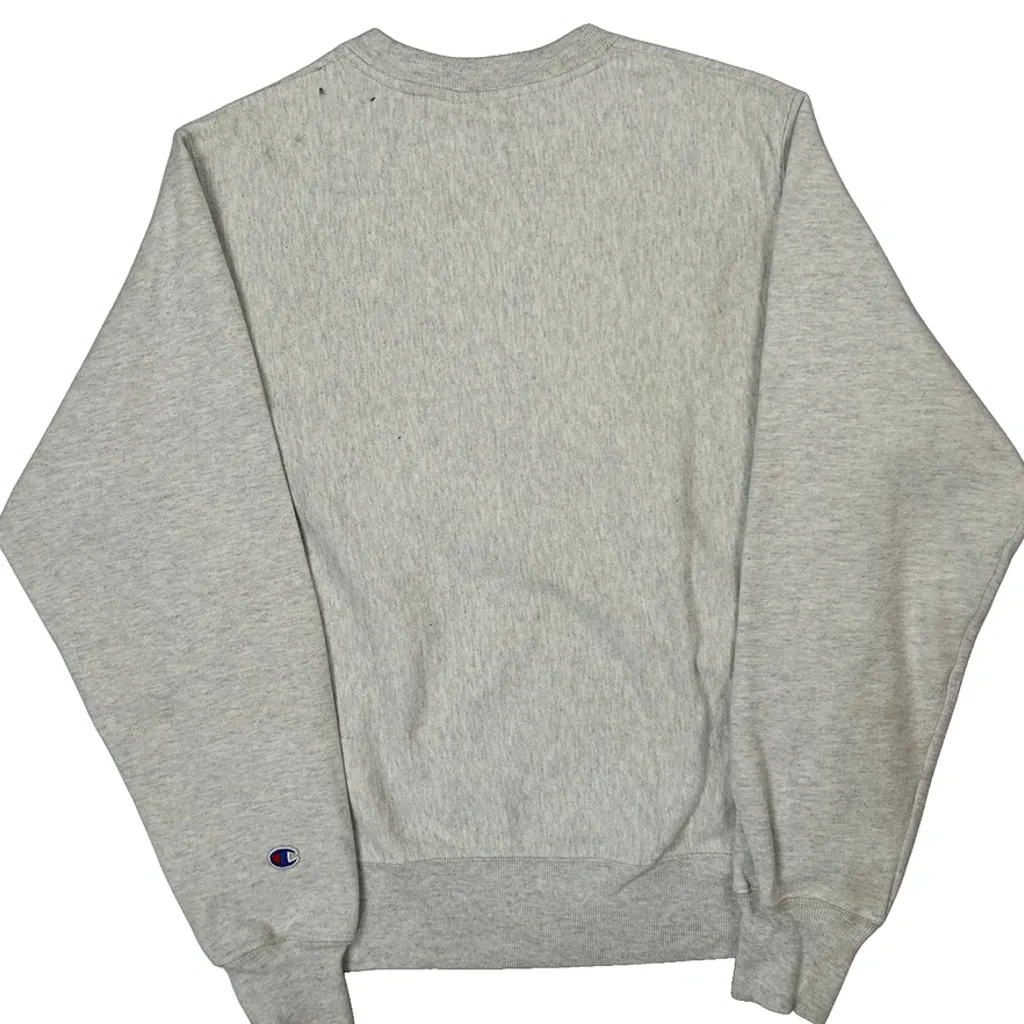 Reverse Weave Champion Kean University Sweatshirt - Small Gray Cotton - Image 6
