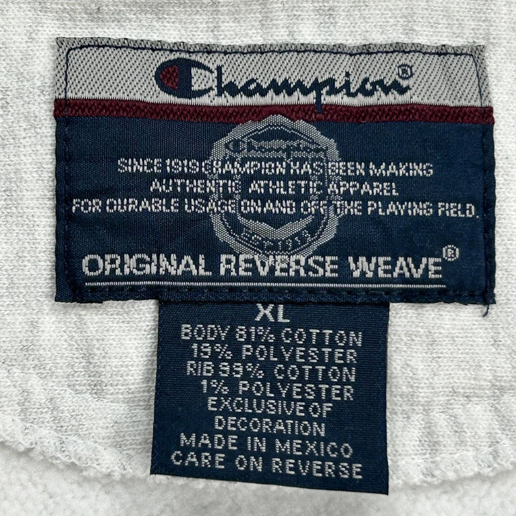 Reverse Weave Champion Dickinson Sweatshirt - XL Gray Cotton Blend - Image 3