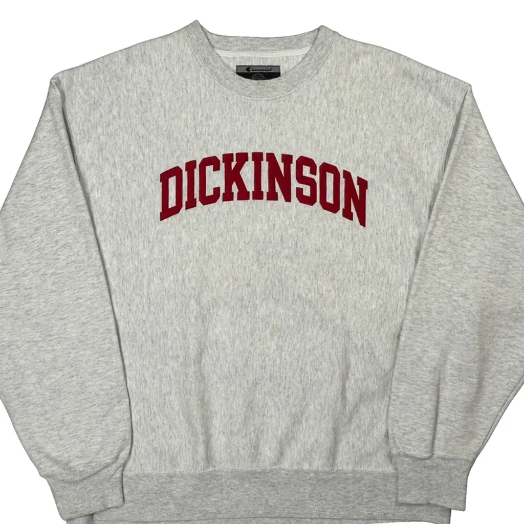 Reverse Weave Champion Dickinson Sweatshirt - XL Gray Cotton Blend - Image 5
