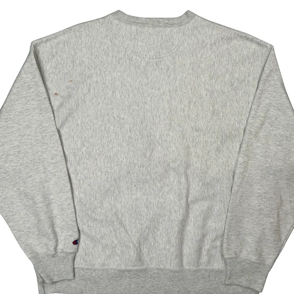 Reverse Weave Champion Dickinson Sweatshirt - XL Gray Cotton Blend - Image 6