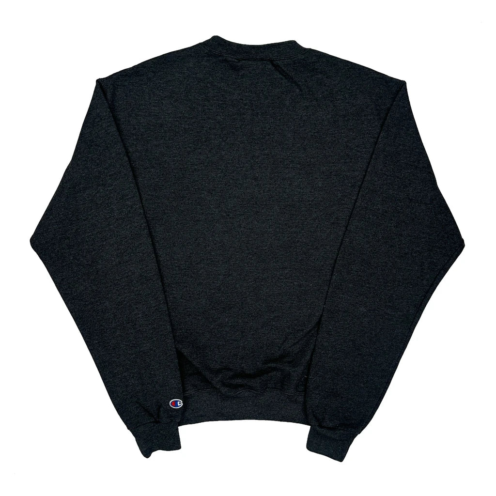 Reverse Weave Champion College Sweatshirt - Medium Grey Cotton Blend - Image 2