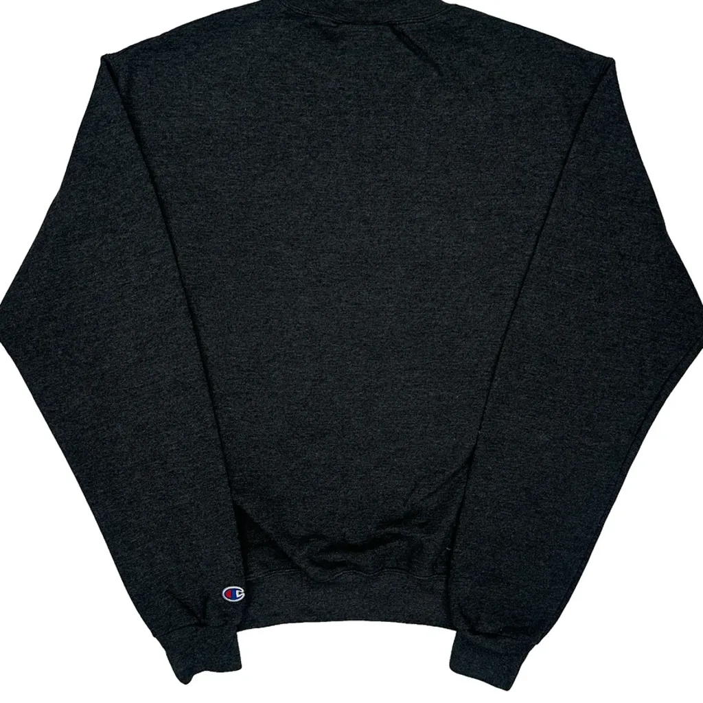 Reverse Weave Champion College Sweatshirt - Medium Grey Cotton Blend - Image 6