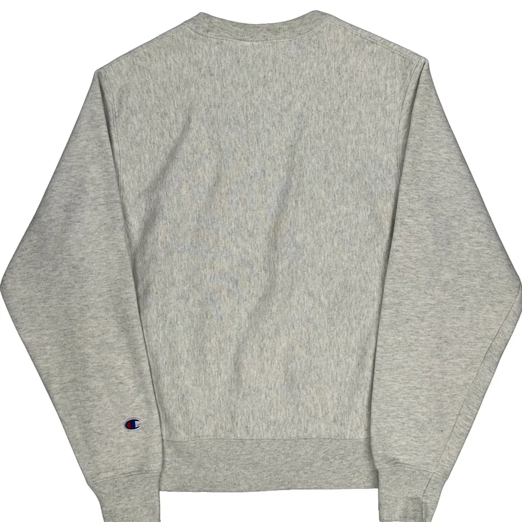 Reverse Weave Champion Sweatshirt - Small Grey Cotton - Image 6