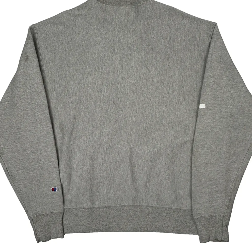 Reverse Weave Champion USA Sweatshirt - XL Grey Cotton Blend - Image 6