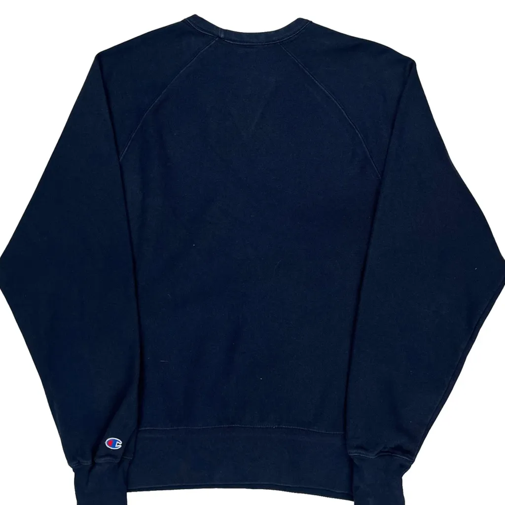 Reverse Weave Champion Sweatshirt - Medium Navy Cotton - Image 6