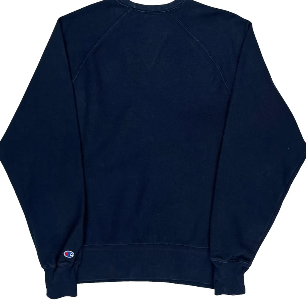 Reverse Weave Champion Sweatshirt - Medium Navy Cotton - Image 7