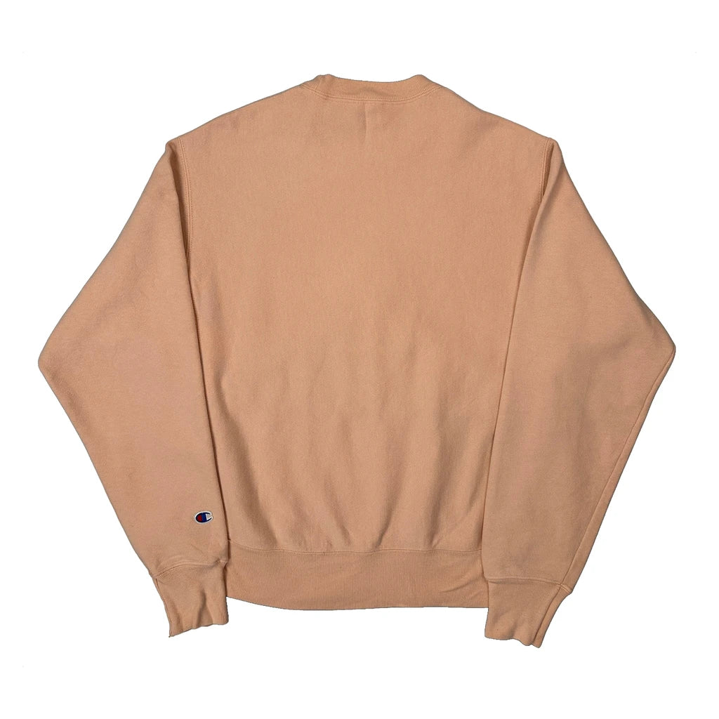 Reverse Weave Champion Sweatshirt - Medium Pink Cotton - Image 2