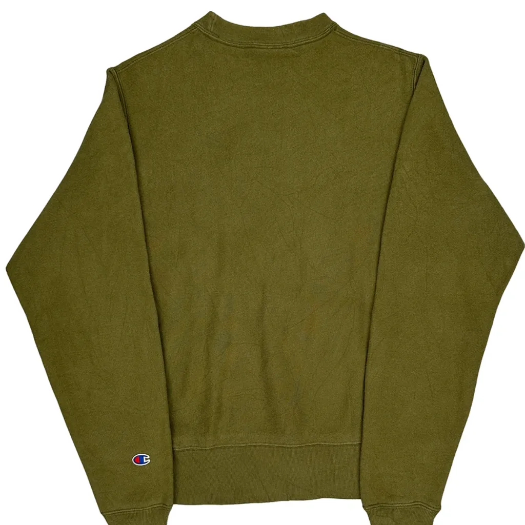 Reverse Weave Champion Sweatshirt - XS Green Cotton - Image 6