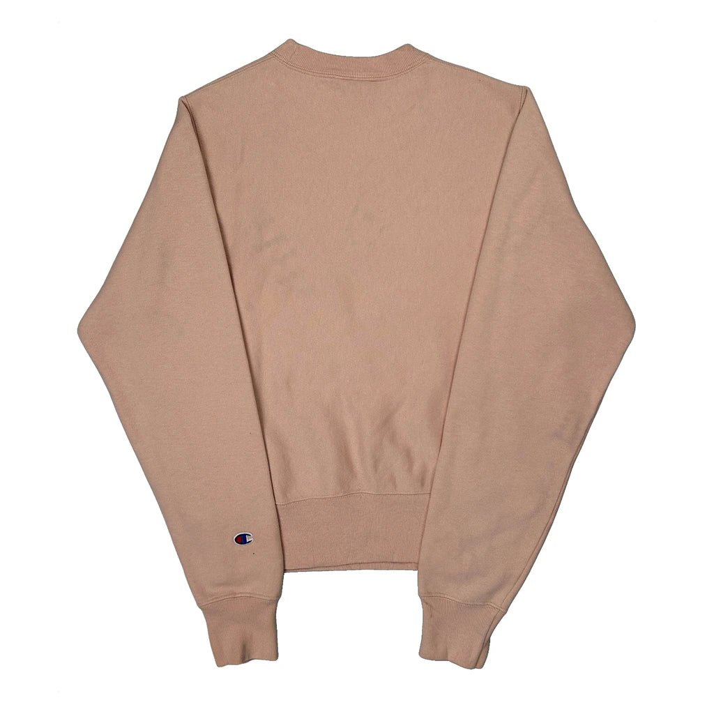 Reverse Weave Champion Sweatshirt - XS Pink Cotton - Image 2