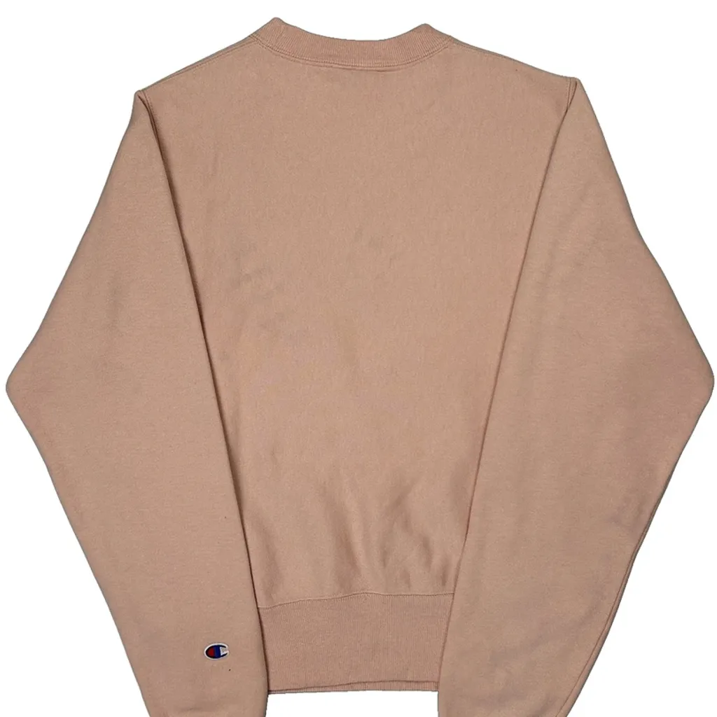 Reverse Weave Champion Sweatshirt - XS Pink Cotton - Image 7