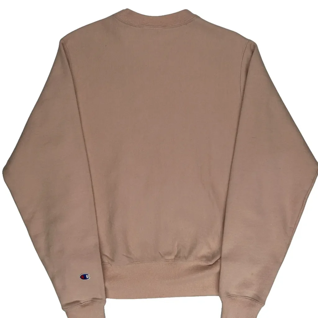 Reverse Weave Champion Sweatshirt - XS Pink Cotton Blend - Image 6