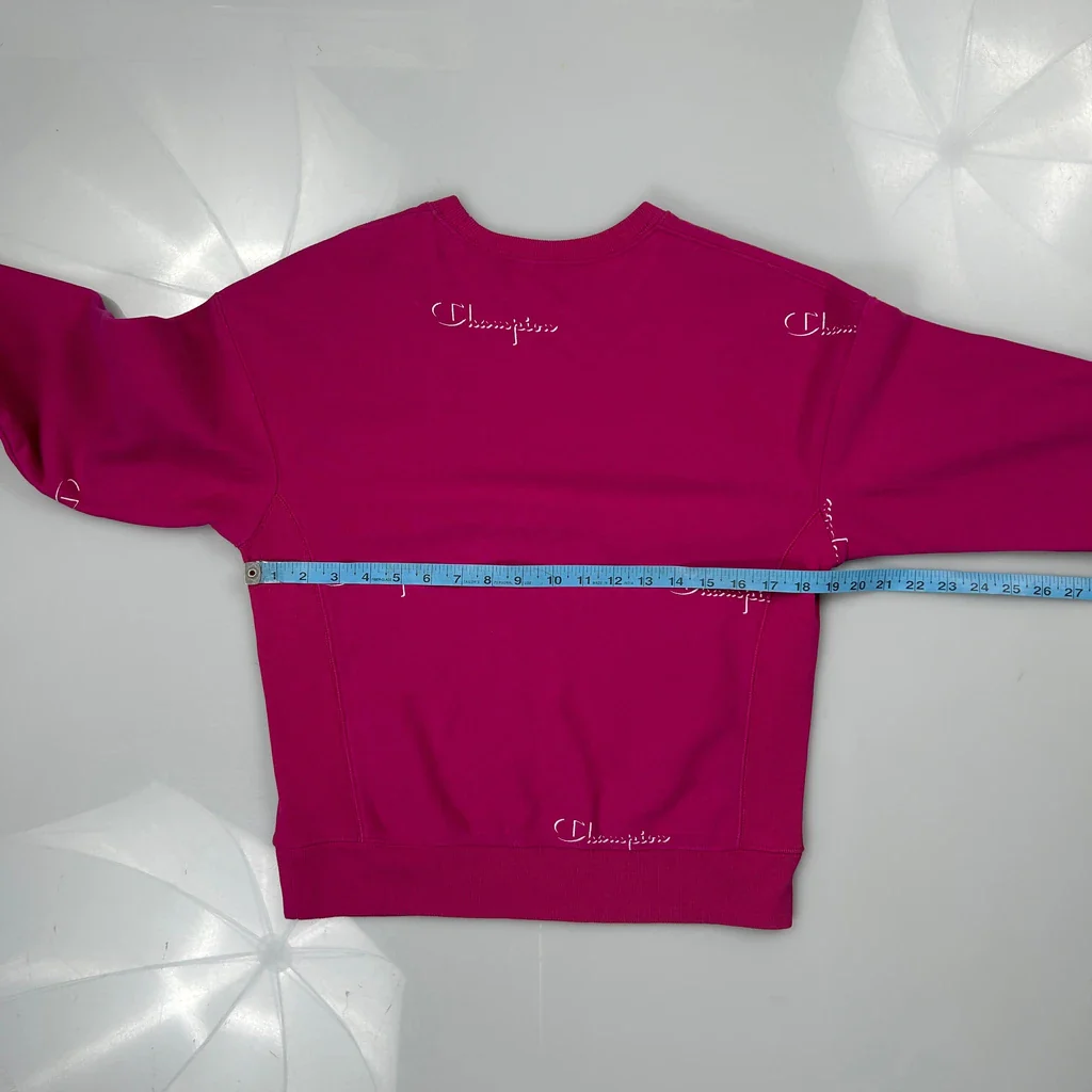 Reverse Weave Champion Sweatshirt - Medium Red Cotton - Image 3