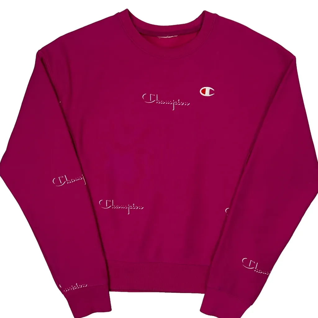 Reverse Weave Champion Sweatshirt - Medium Red Cotton - Image 5