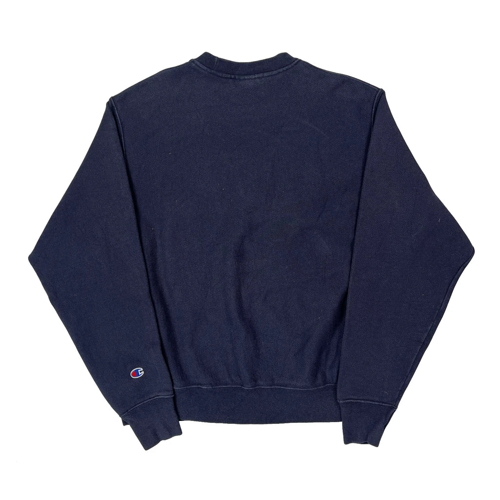 Reverse Weave Lbi Champion College Sweatshirt - Medium Navy Cotton - Image 2