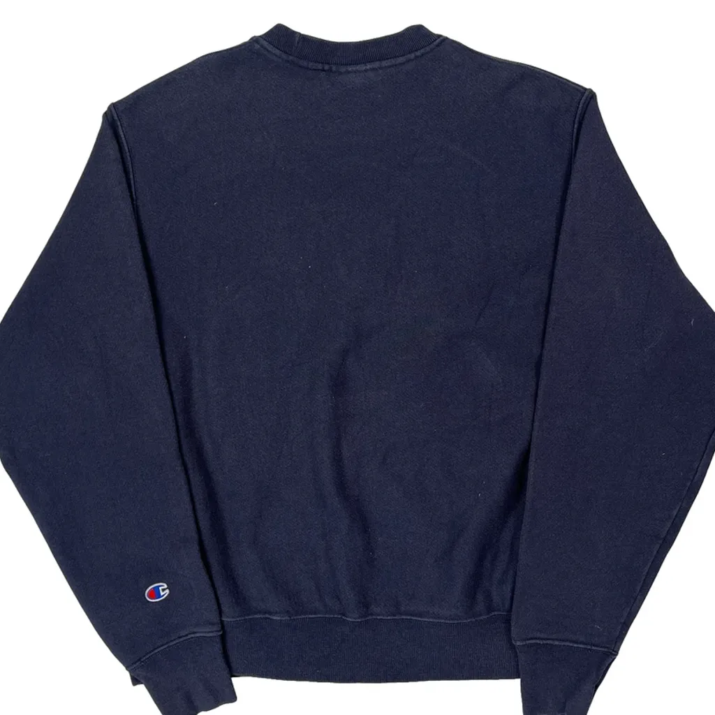 Reverse Weave Lbi Champion College Sweatshirt - Medium Navy Cotton - Image 6
