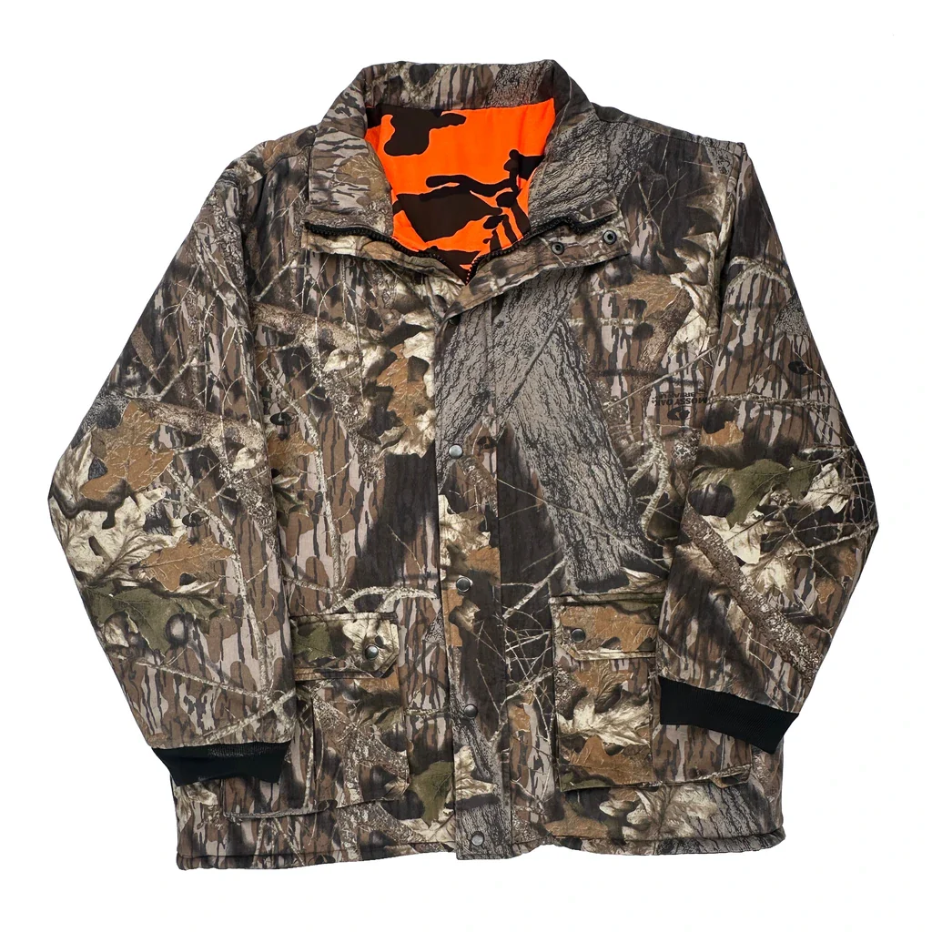 Reversible Mossy Oak Jacket - XL Camo Polyester