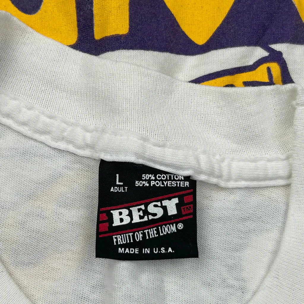 Reynoldsburg Fruit Of The Loom Graphic T-Shirt - Large White Cotton Blend - Image 3