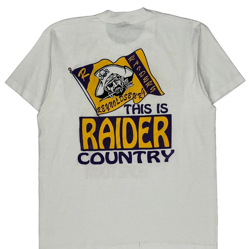 Reynoldsburg Fruit Of The Loom Graphic T-Shirt - Large White Cotton Blend - Image 6