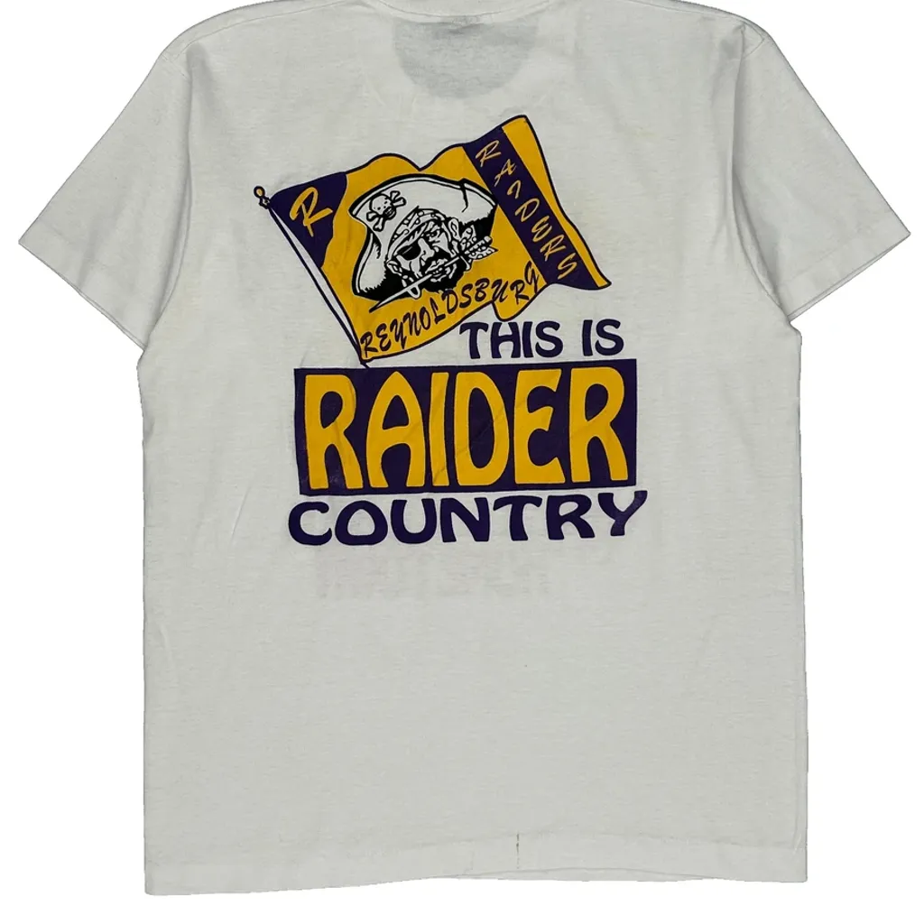 Reynoldsburg Fruit Of The Loom Graphic T-Shirt - Large White Cotton Blend - Image 7