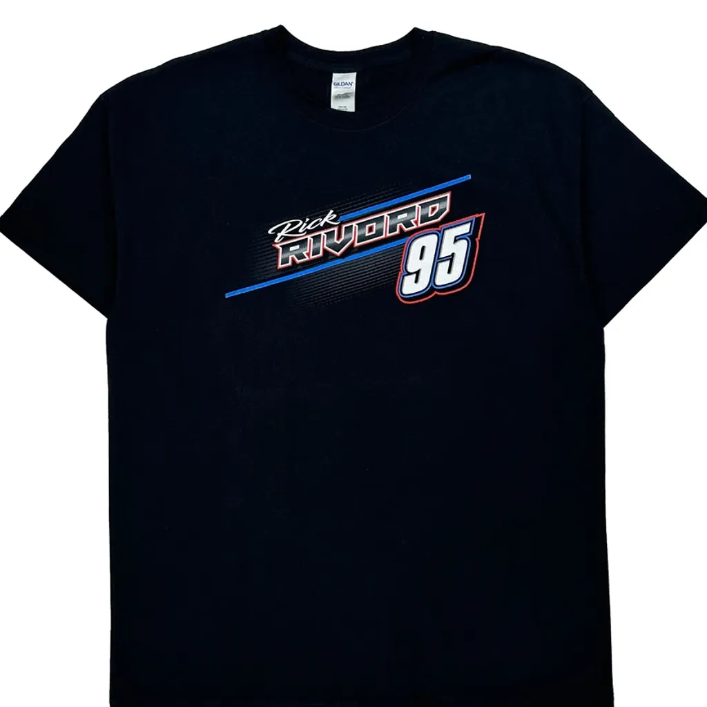 Rick Rivord Racing Gildan Graphic T-Shirt - XL Black Cotton - Image 5