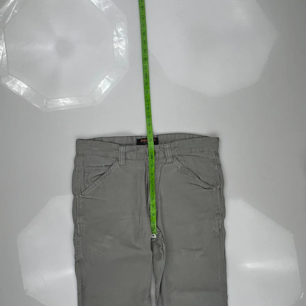 Ridge Cut Carpenter Pants - 34W 30L Gray Cotton - Image 4