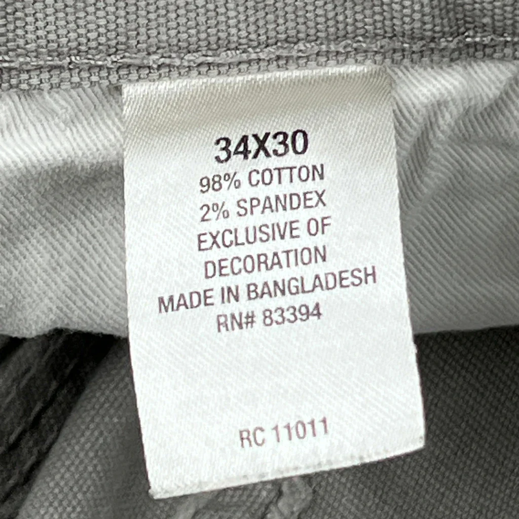 Ridge Cut Carpenter Pants - 34W 30L Gray Cotton - Image 6
