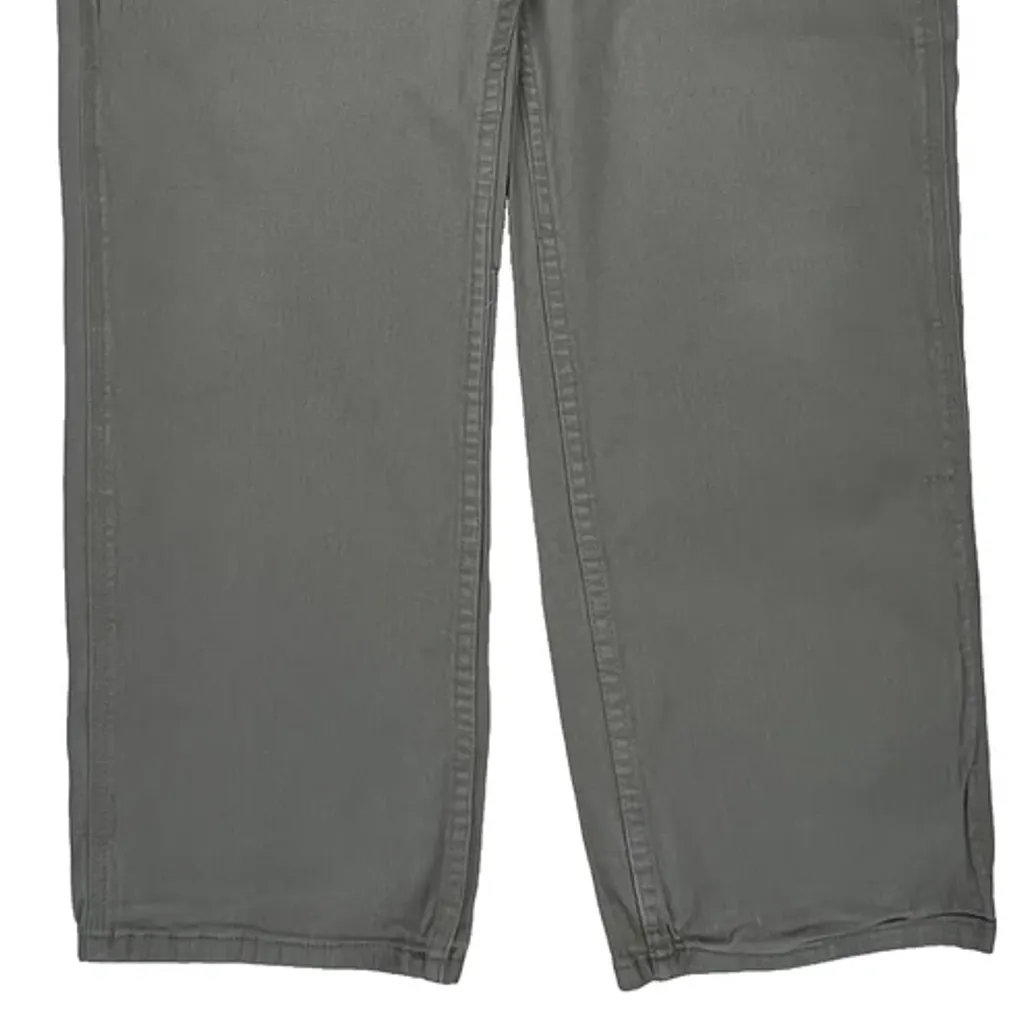 Ridge Cut Carpenter Pants - 34W 30L Gray Cotton - Image 9