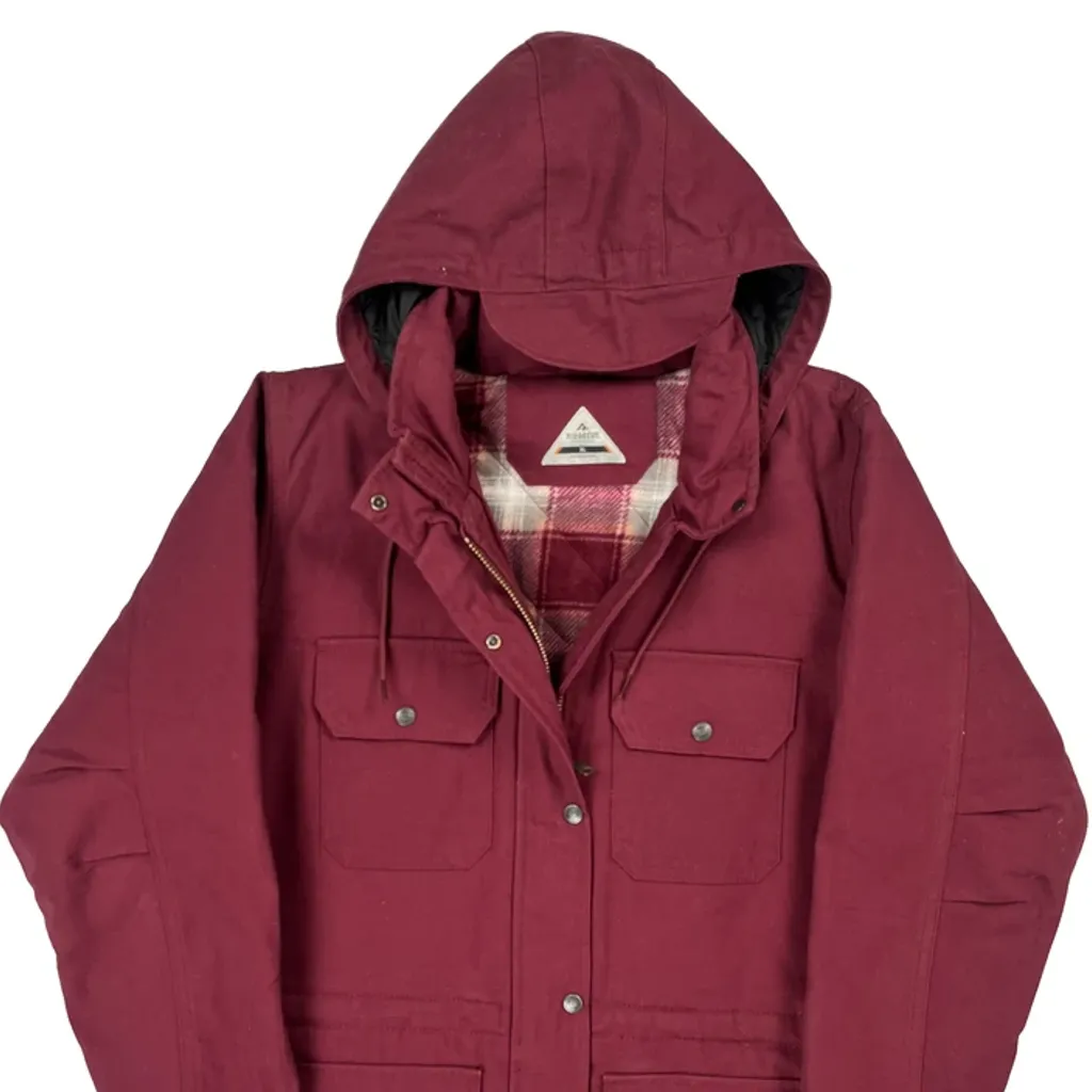 Ridgecut Workwear Jacket - XL Burgundy Cotton - Image 4