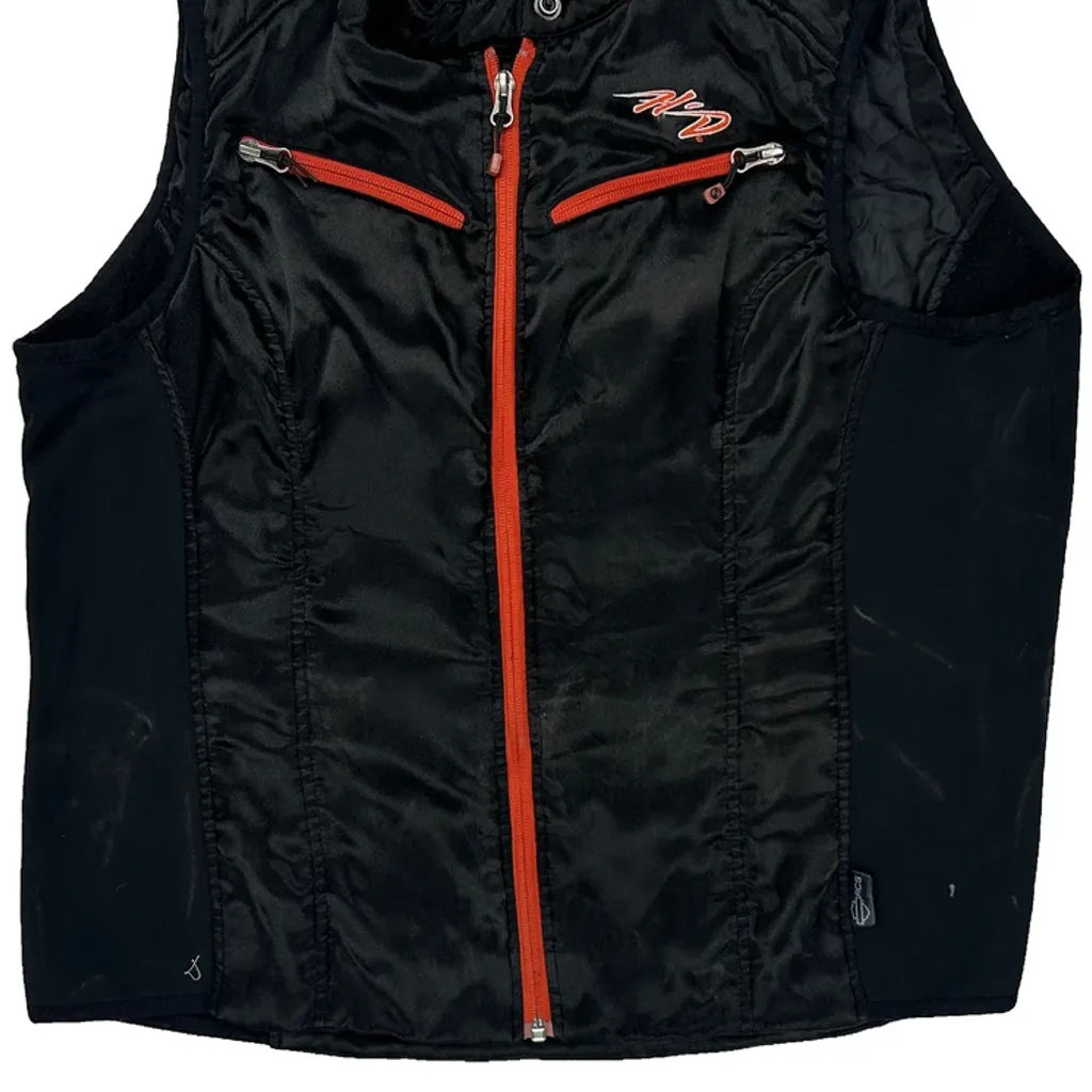 Riding Gear Harley Davidson Vest - XL Black Polyester - Image 5