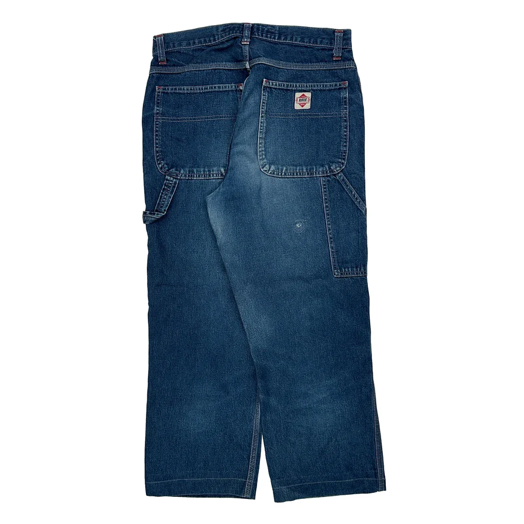 Rifle Carpenter Jeans - 30W 25L Blue Denim