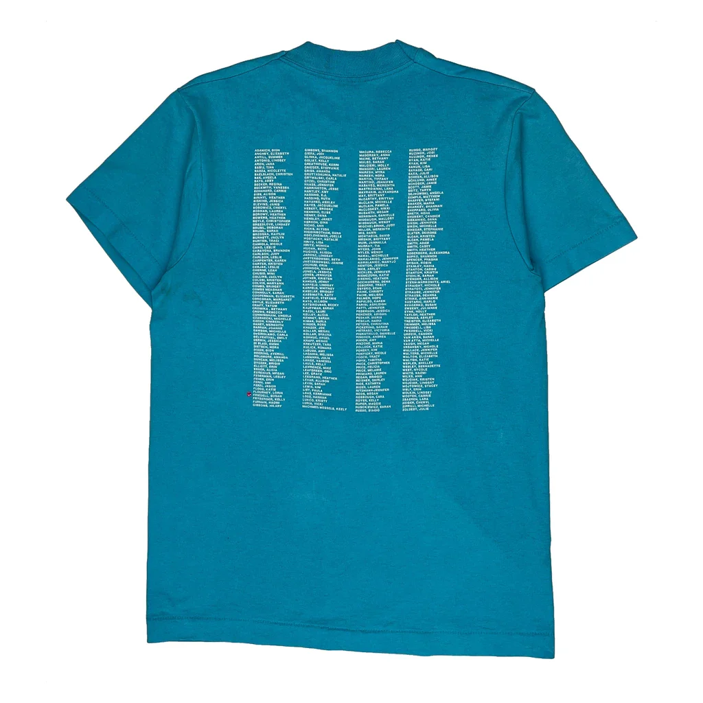 Rising Stars Screen Stars Single Stitch T-Shirt - Medium Blue Cotton Blend - Image 2