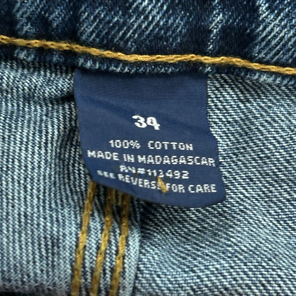 Rk Brand Denim Shorts - 32W 10L Blue Cotton - Image 5