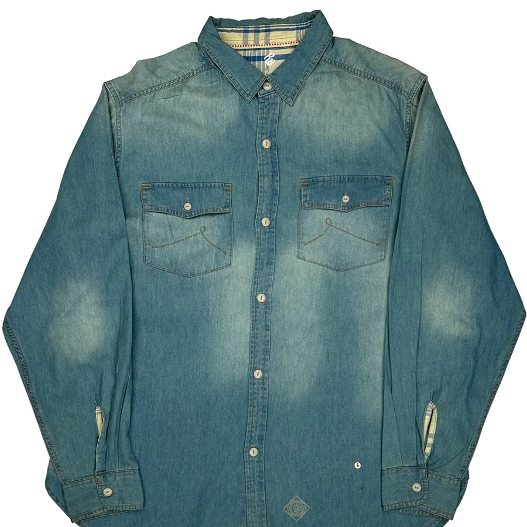 Rocawear Denim Shirt - 2XL Blue Cotton - Image 6