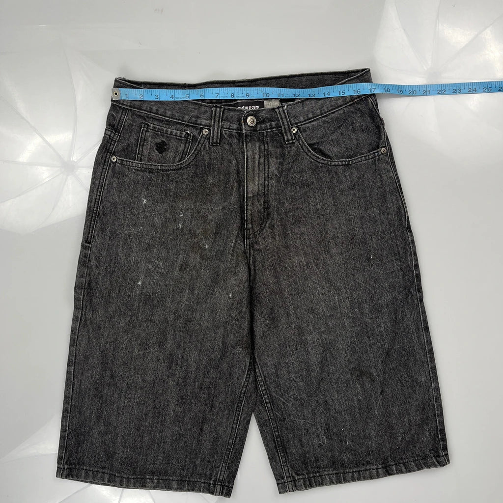 Rocawear Denim Shorts - 34W 13L Grey Denim - Image 3