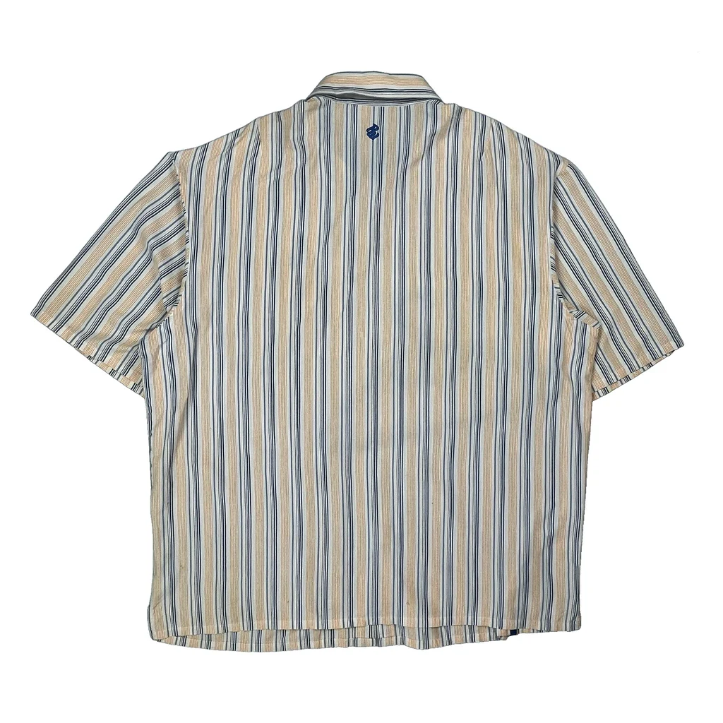 Rocawear Striped Short Sleeve Shirt - 2XL Multicoloured Cotton Blend - Image 2