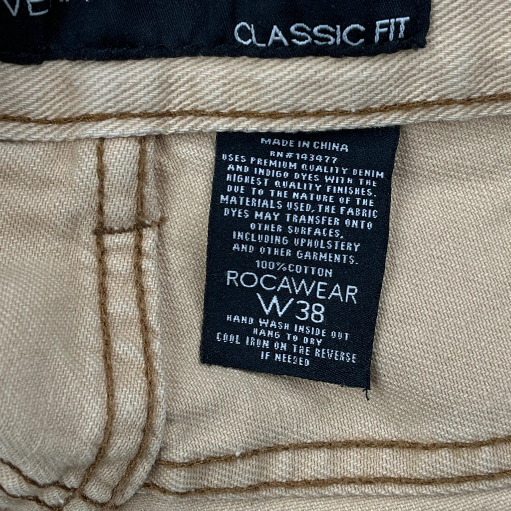 Rocawear Trousers - 36W 31L Beige Cotton - Image 6