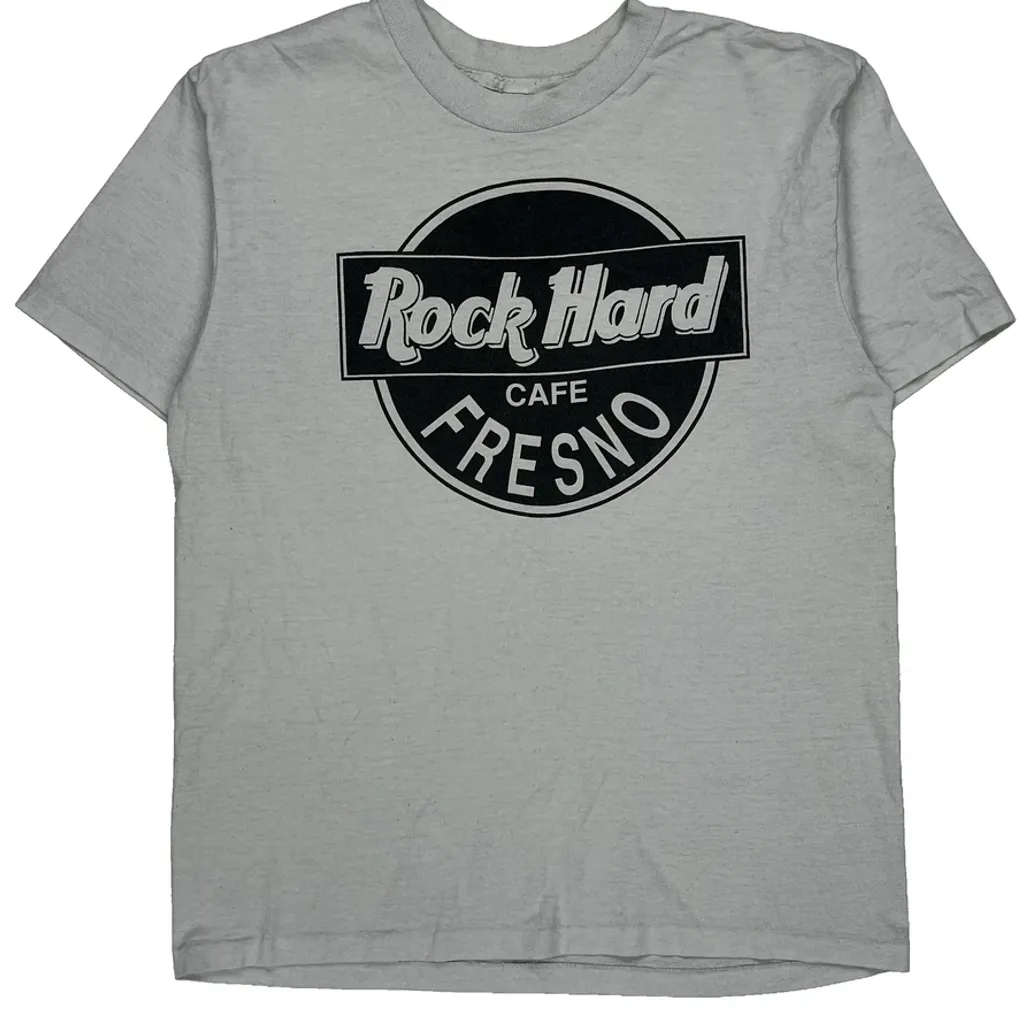 Rock Hard Cafe Fresno Murina T-Shirt - Large Grey Cotton Blend - Image 5