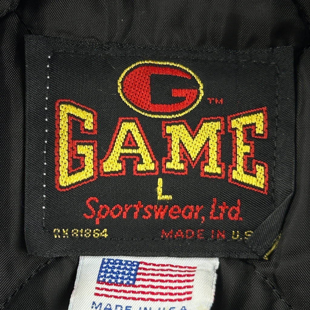 Rockford Fastener Game Varsity Jacket - Large Purple Wool Blend - Image 3