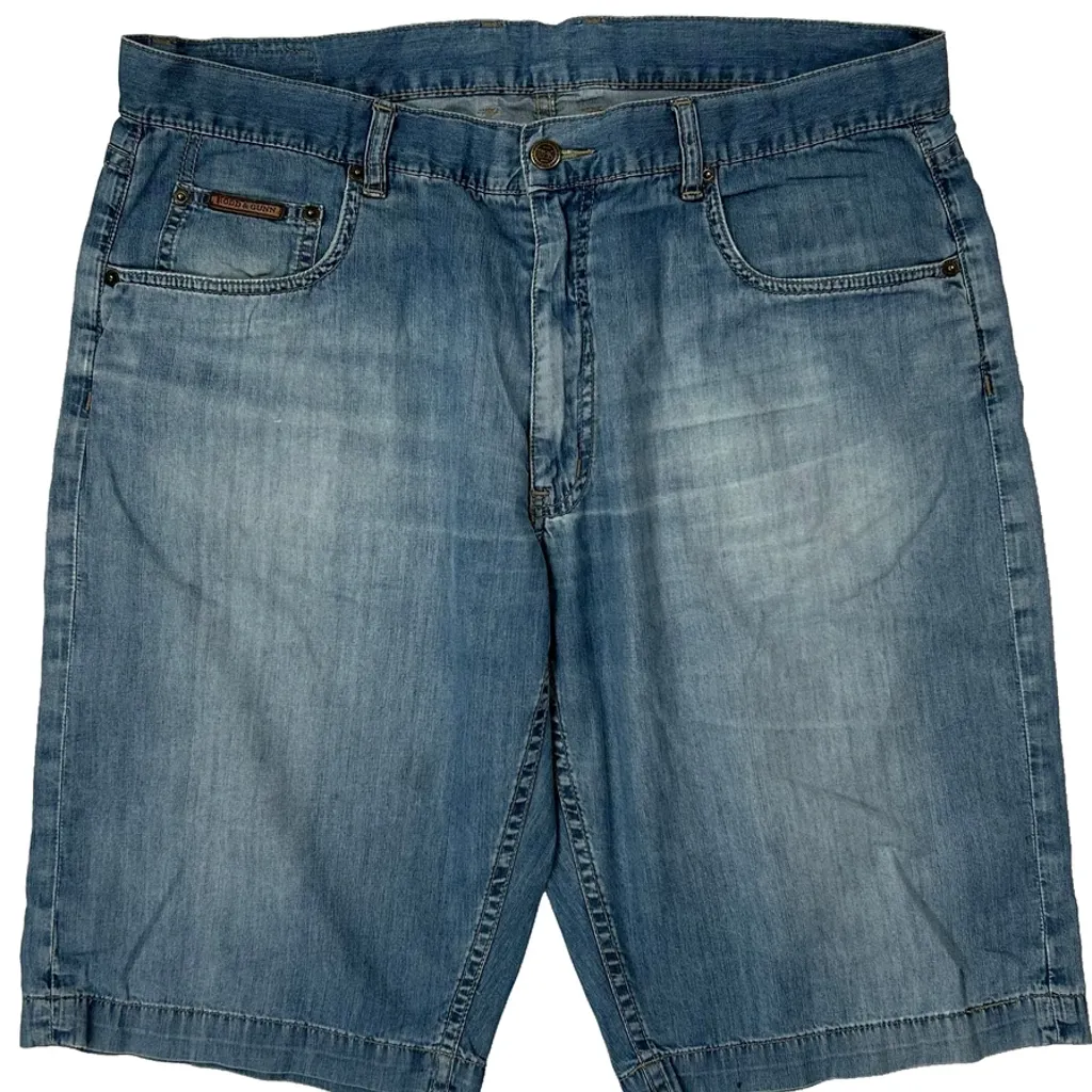Rodd & Gunn Denim Shorts - 36W 13L Blue Denim - Image 8