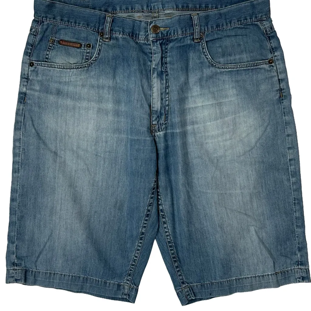 Rodd & Gunn Denim Shorts - 36W 13L Blue Denim - Image 9