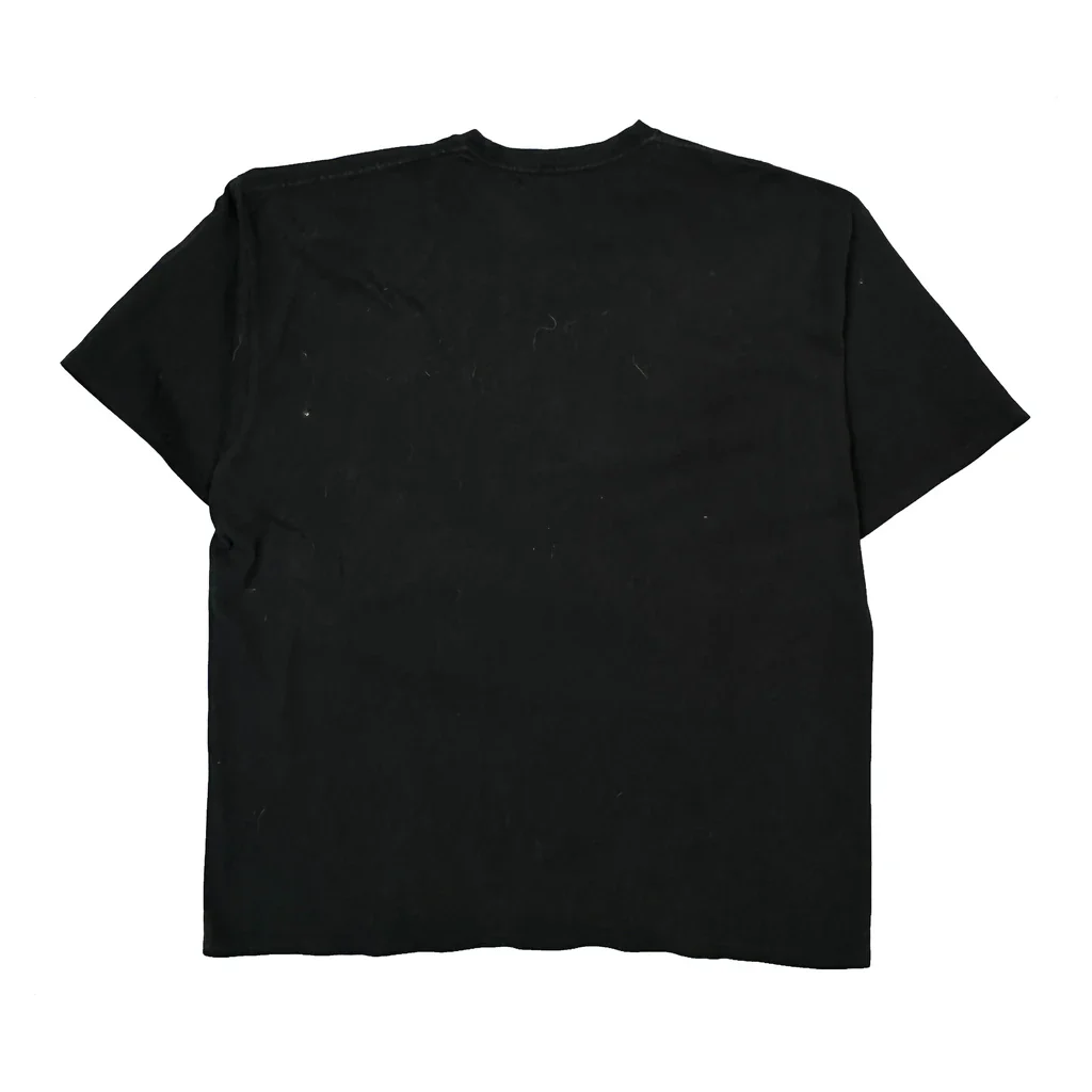 Rome Hard Rock Cafe Graphic T-Shirt - 2XL Black Cotton - Image 2