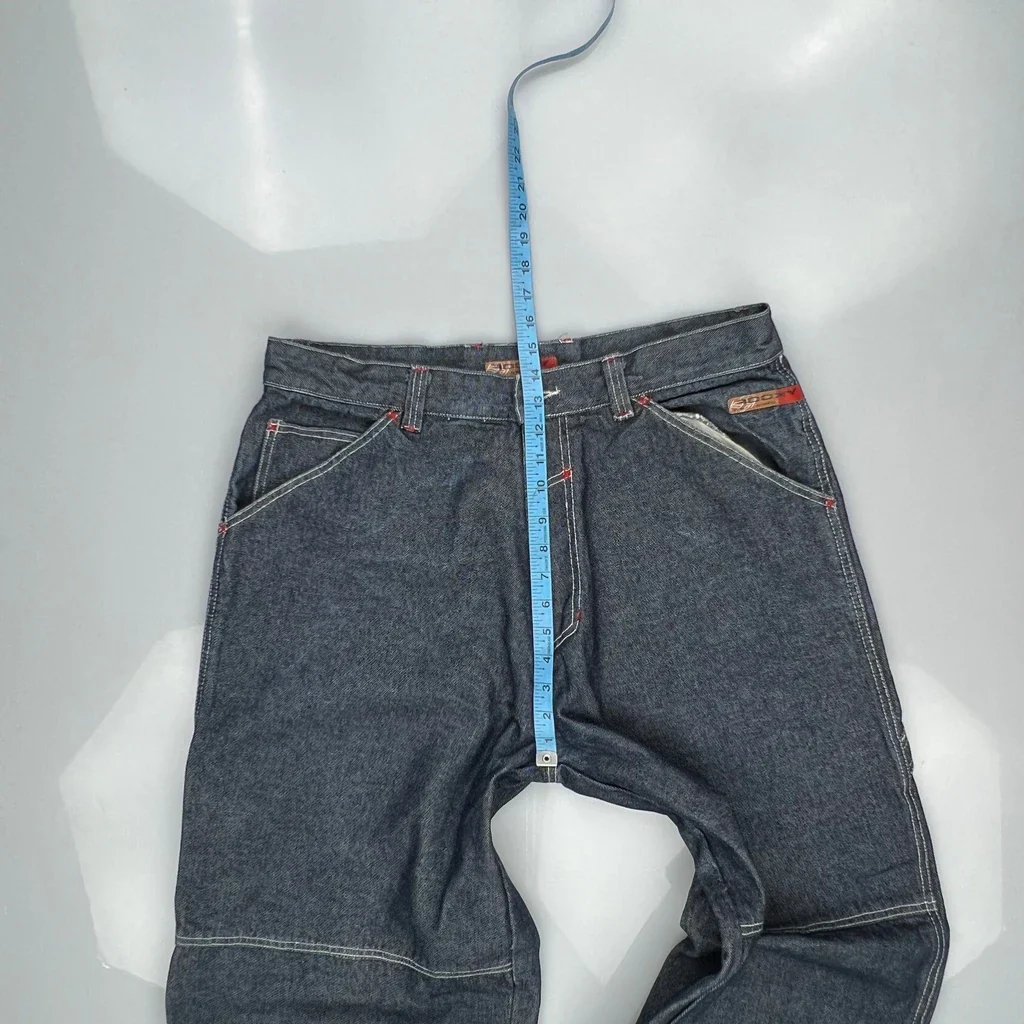 Rooky Carpenter Trousers - 36W 28L Blue Cotton - Image 4