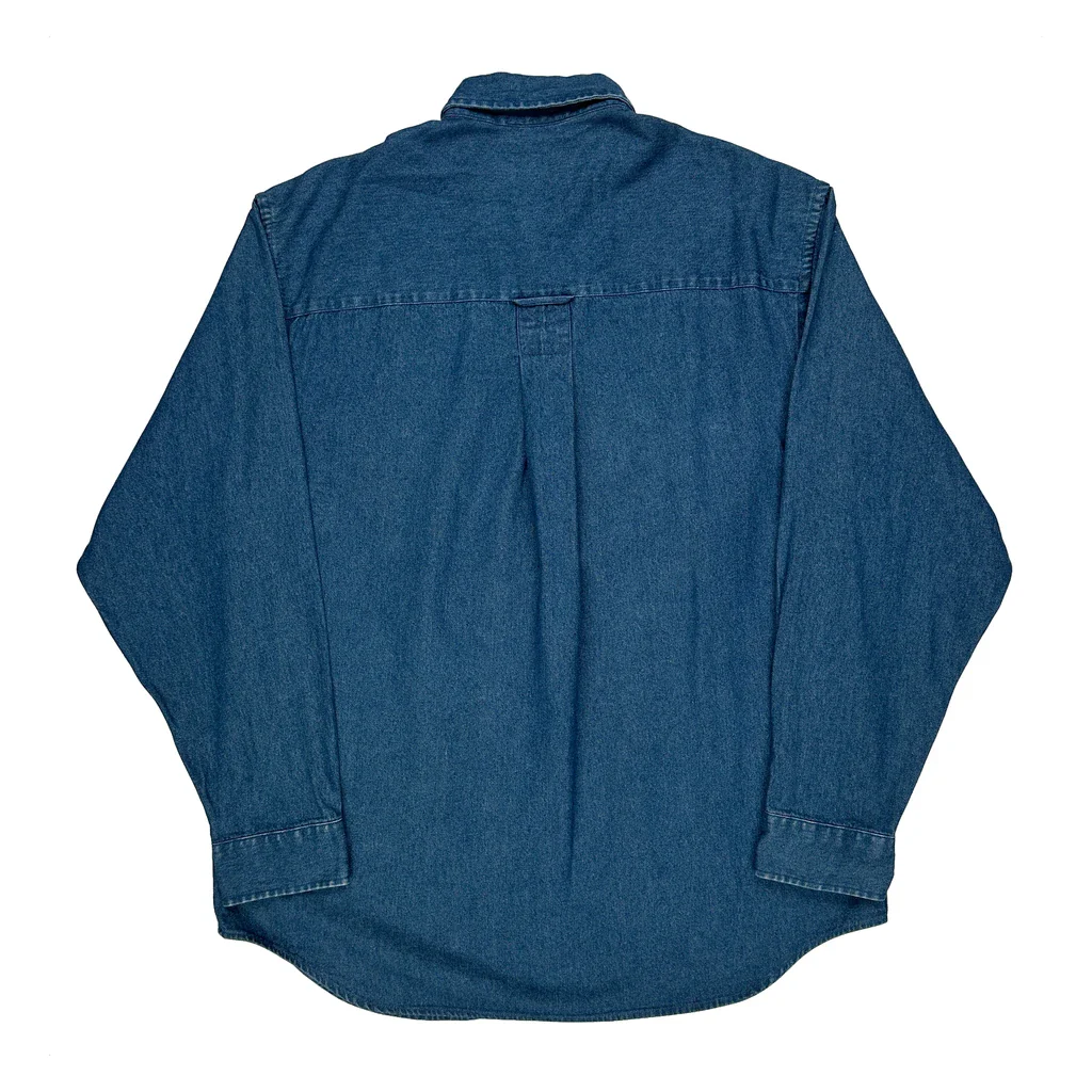 Roundtree & Yorke Denim Shirt - Large Blue Cotton - Image 2