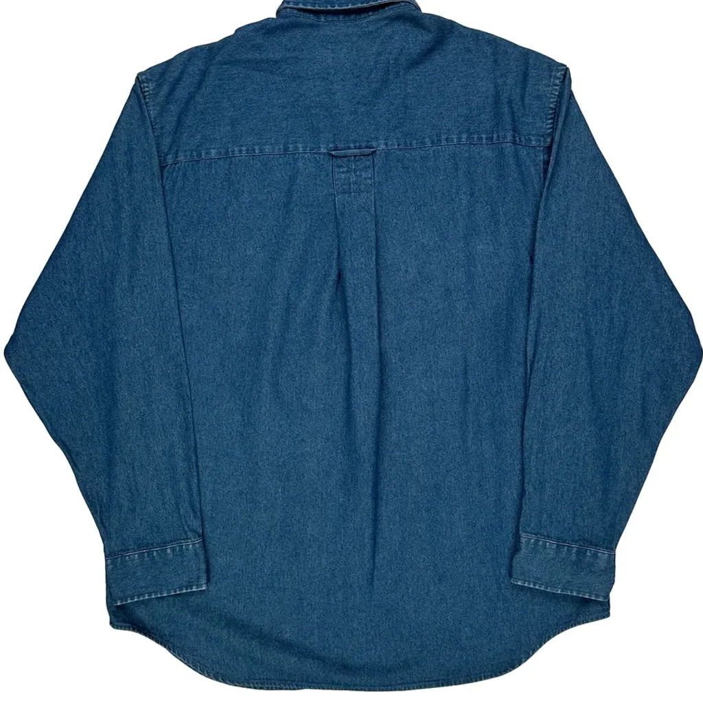 Roundtree & Yorke Denim Shirt - Large Blue Cotton - Image 7