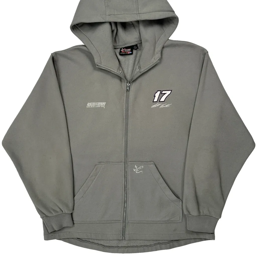 Roush Fenway Racing Chase Authentics Nascar Hoodie - 2XL Grey Cotton - Image 5